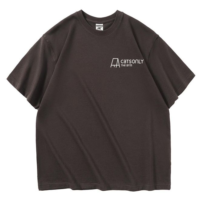 CATS GYM Tee - Chocolate
