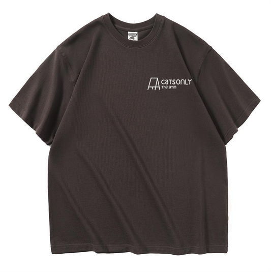 CATS GYM Tee - Chocolate