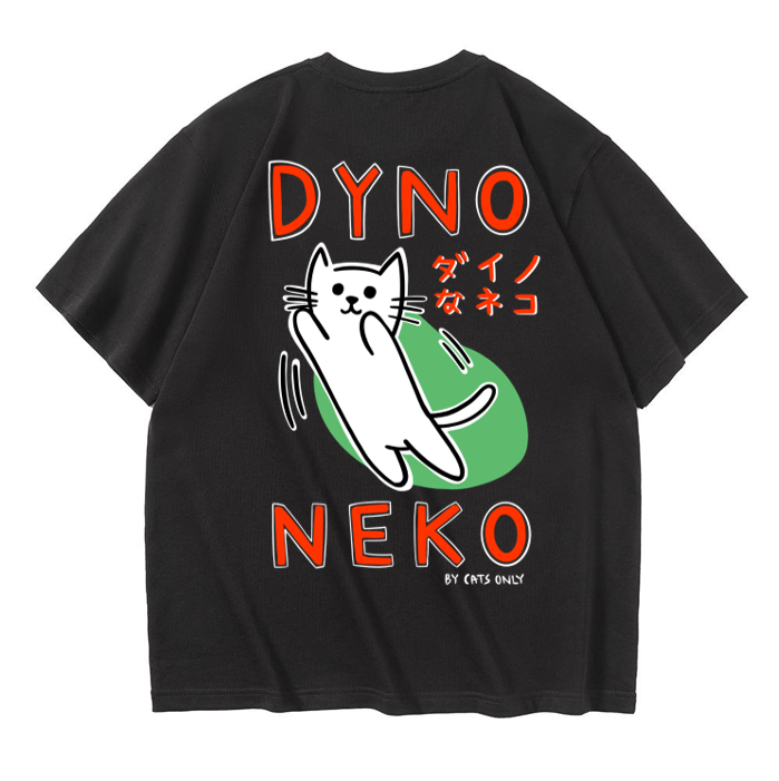DYNO NEKO Tee - Black – CATS ONLY