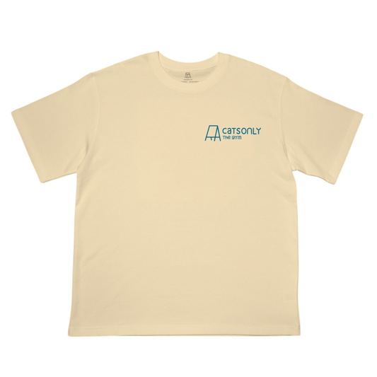 CATS GYM Tee - Beige