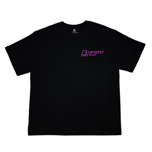 CATS GYM Tee - Black
