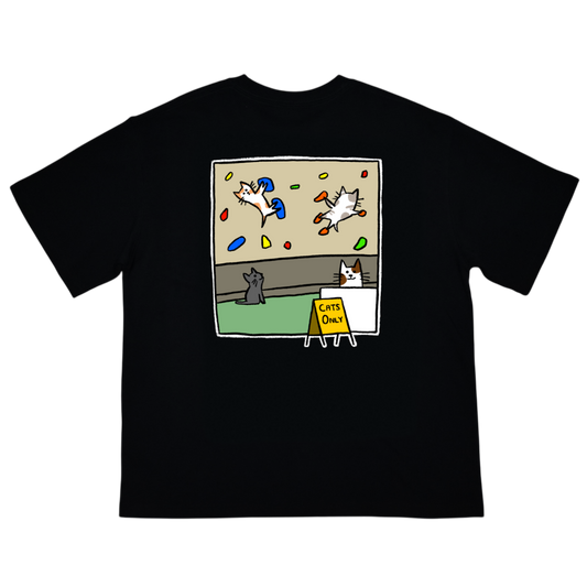 The Original CATS ONLY Tee - Black