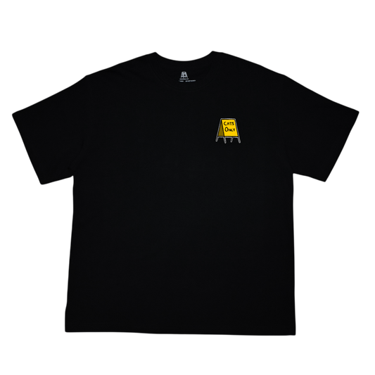 The Original CATS ONLY Tee - Black