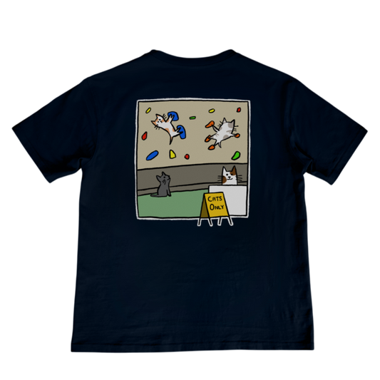 The Original CATS ONLY Tee - Navy