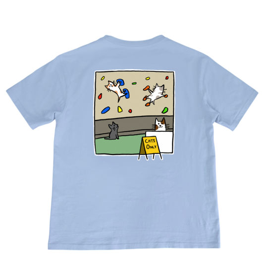 The Original CATS ONLY Tee - Sky