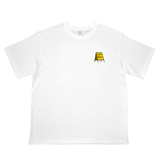 The Original CATS ONLY Tee - White