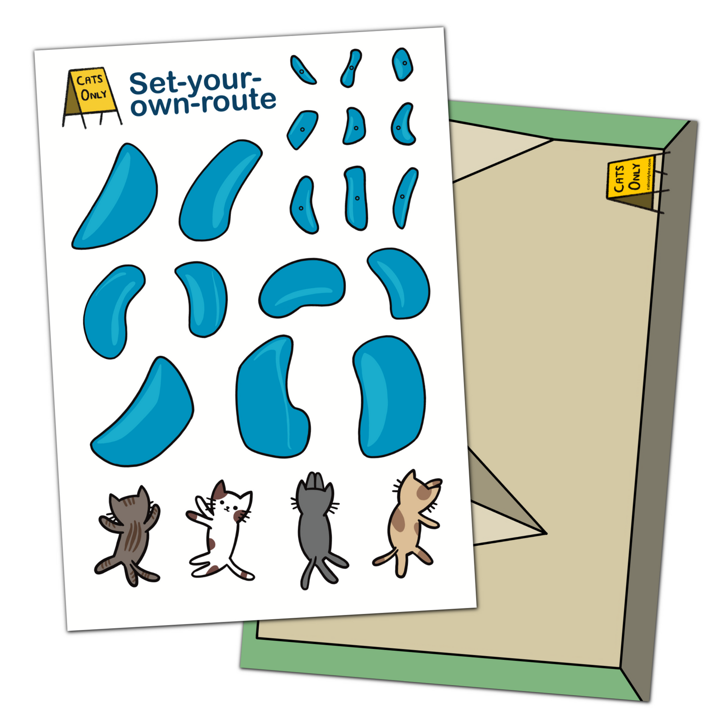 SET-YOUR-OWN-ROUTE Sticker Sheet