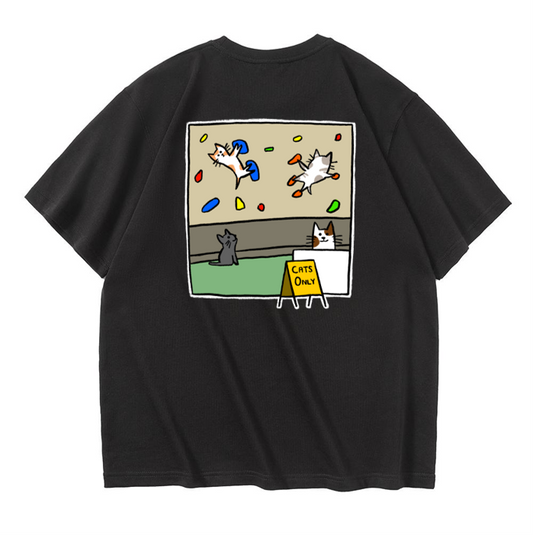 The Original CATS ONLY Tee - Black