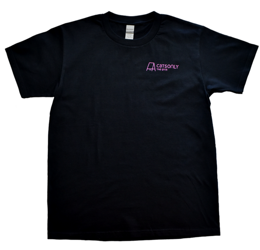 CATS GYM Tee - Black (Classic)